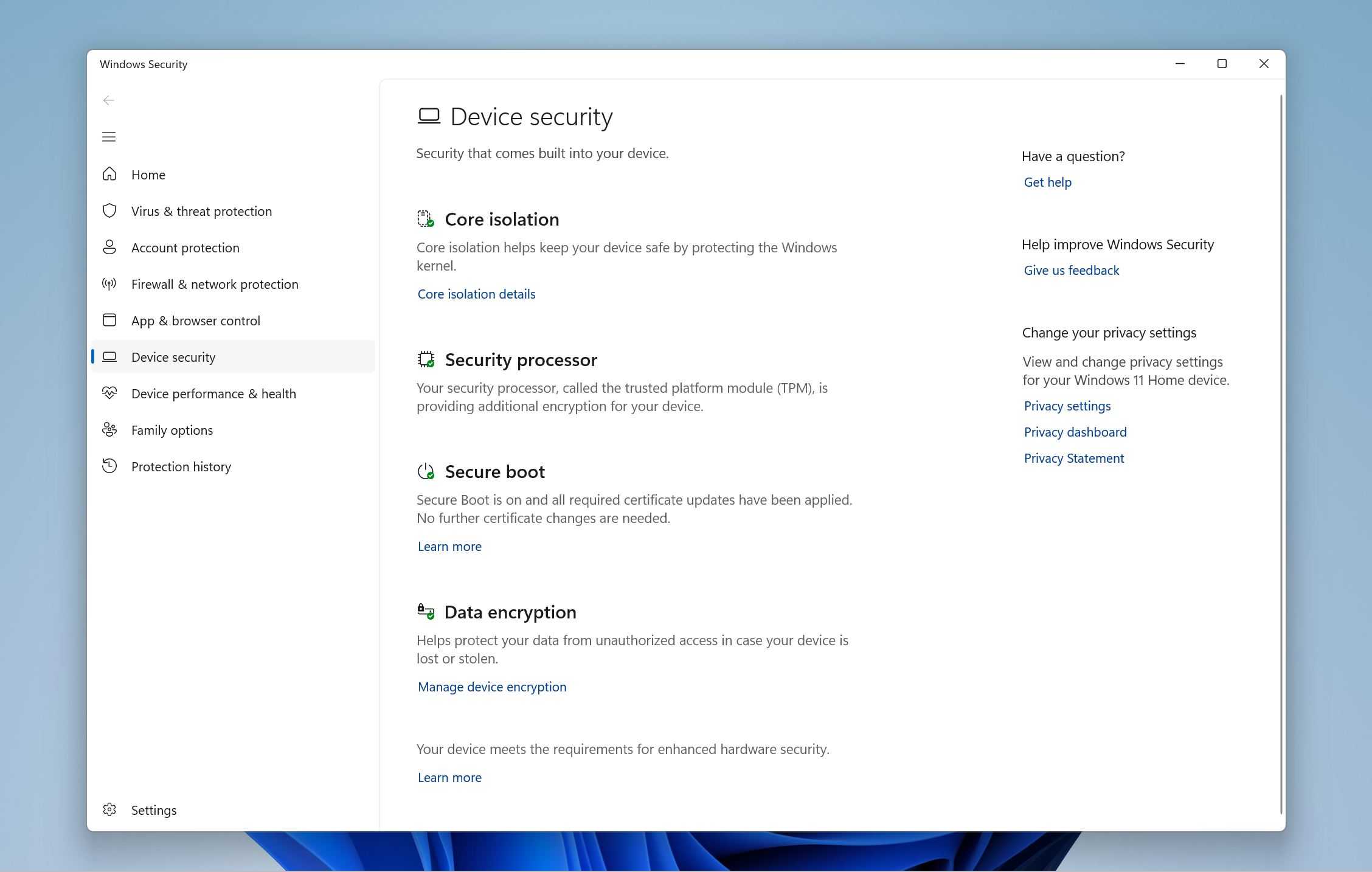 Windows Security Function The Windows security feature most people ignore is the one I check ...