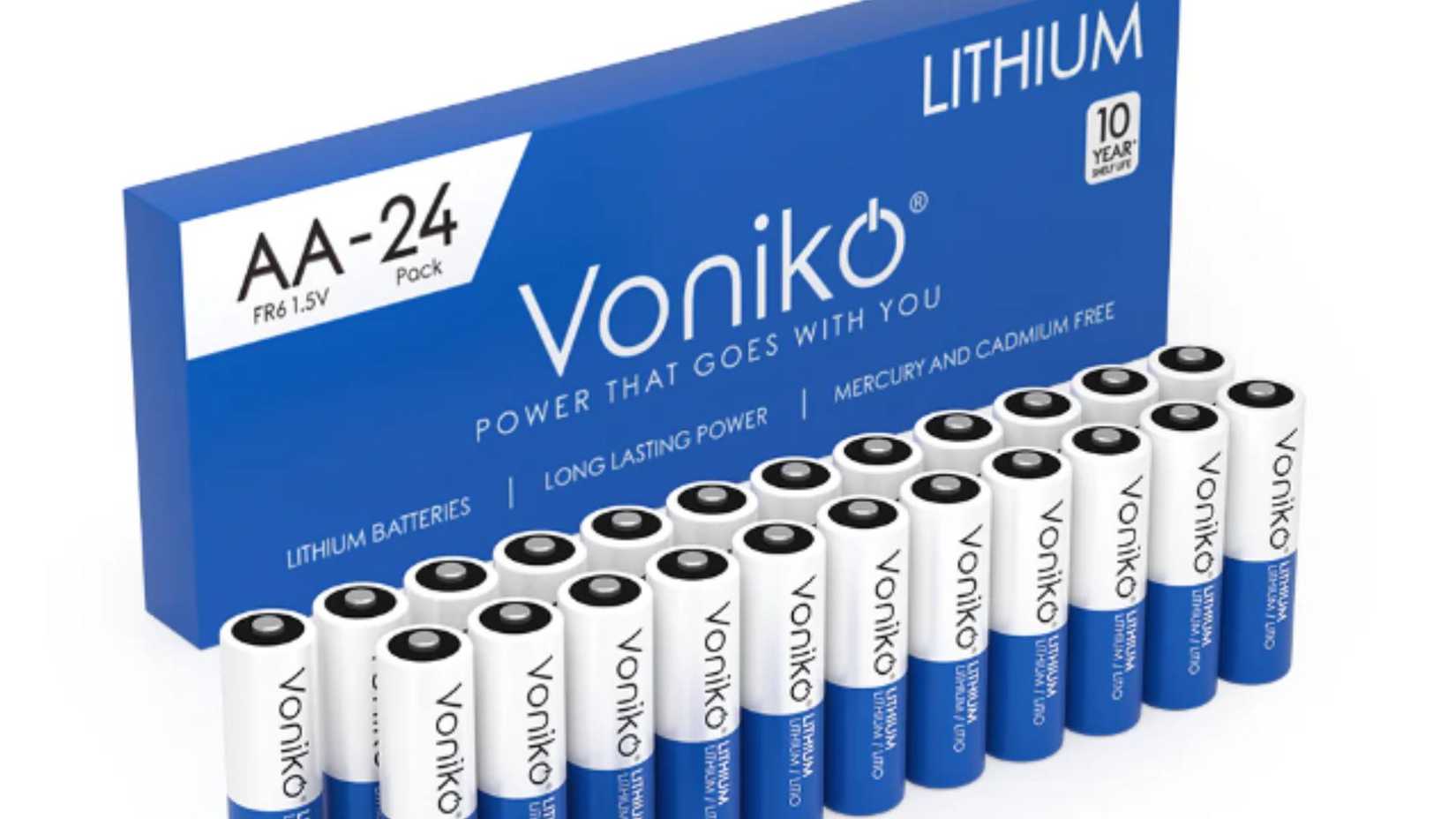Voniko FR6 லித்தியம் பேட்டரிகள்