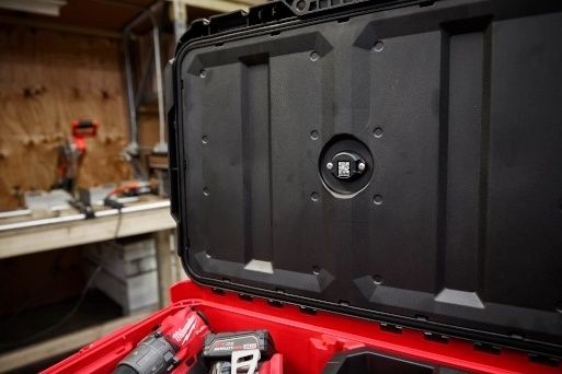Milwaukee ONE-KEY Bluetooth Tracking Tag on Packout tool box-1