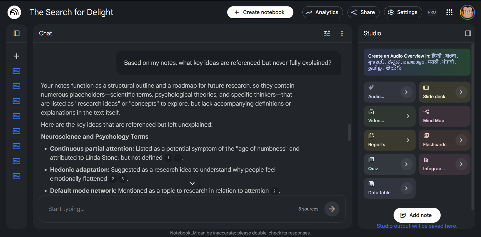 I used NotebookLM to explain my own project, and it was better than my ...