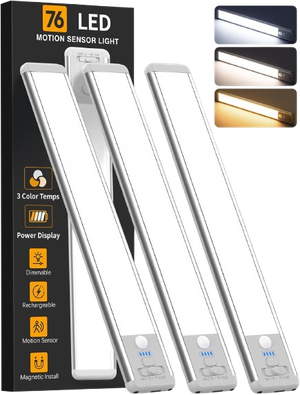 Under-cabinet LED strips add task lighting without hardwiring