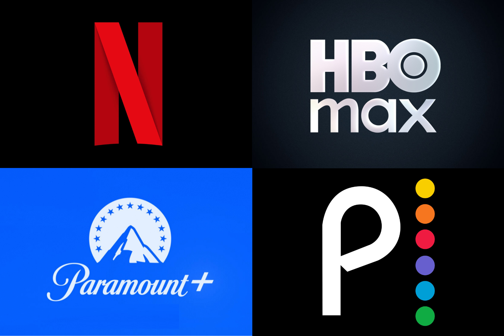 Netflix HBO Max Paramount+ Peacock