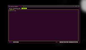 Zellij running in Windows Terminal with a single empty pane