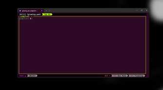 Zellij running in Windows Terminal with a single empty pane