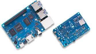Banana Pi front and back side