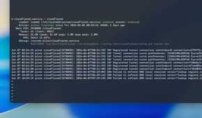 Cloudflared status in a systemd status command