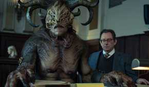 man and demon in Evil