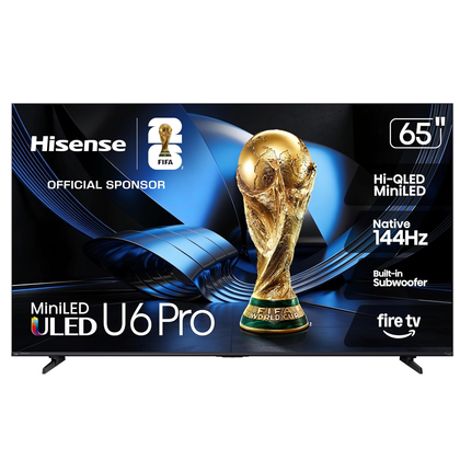 Hisense U6SF Pro on a transparent background