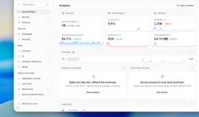 Home page of Cloudflare admin panel
