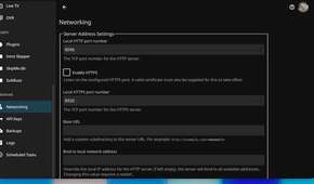 Jellyfin networking settings showing HTTPS