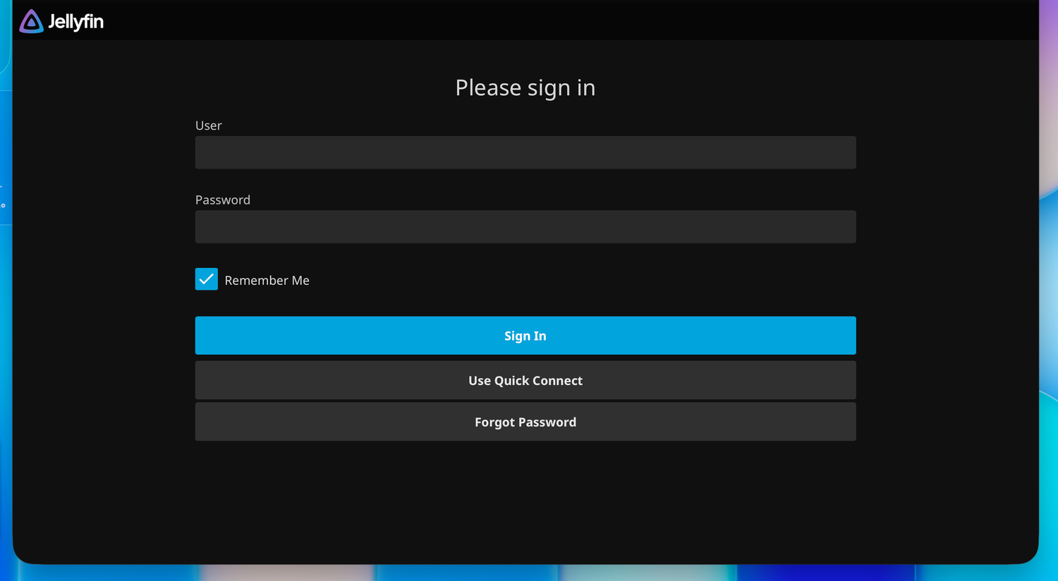 Jellyfin networking settings