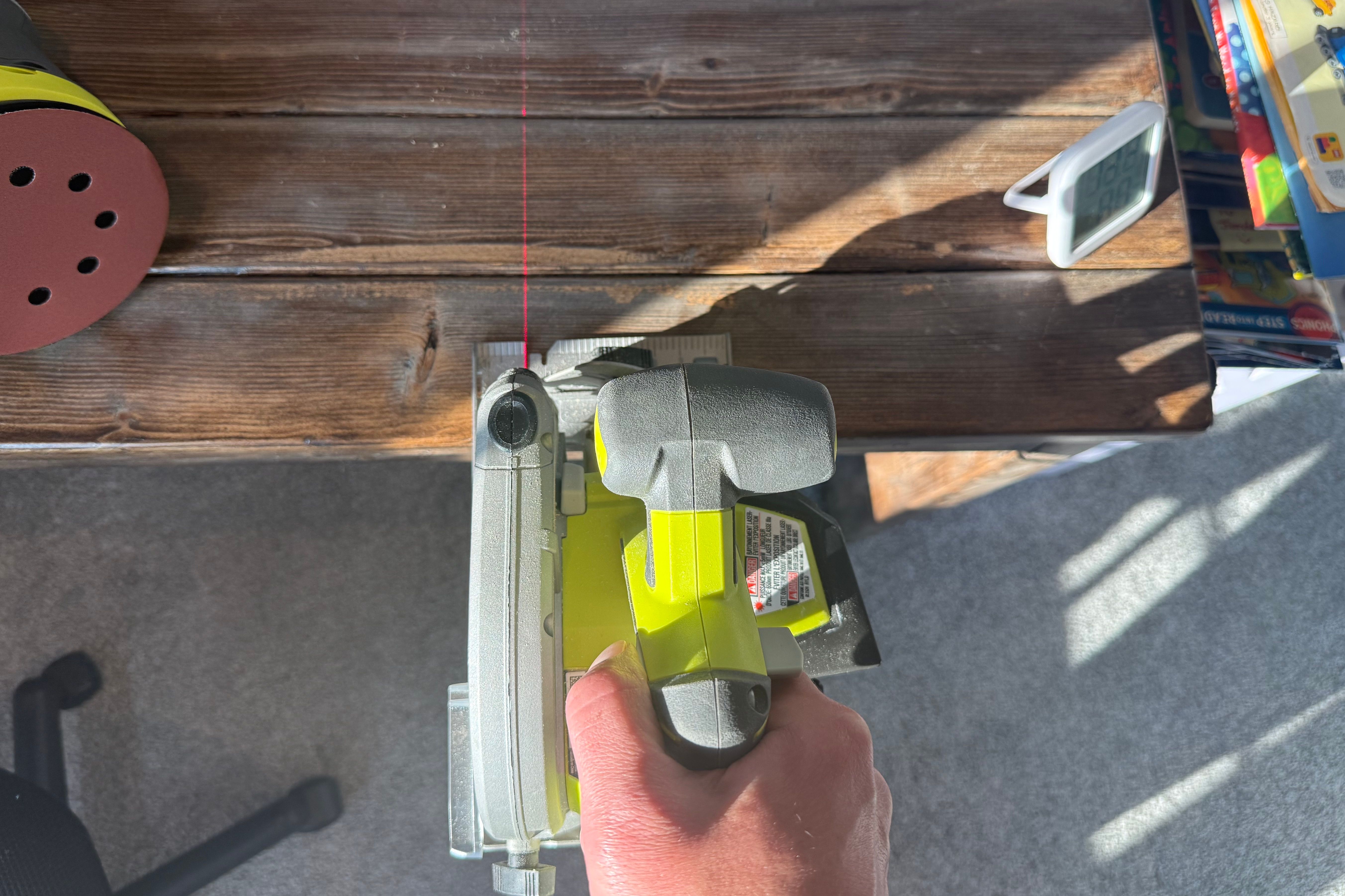 ryobi circular saw laser line