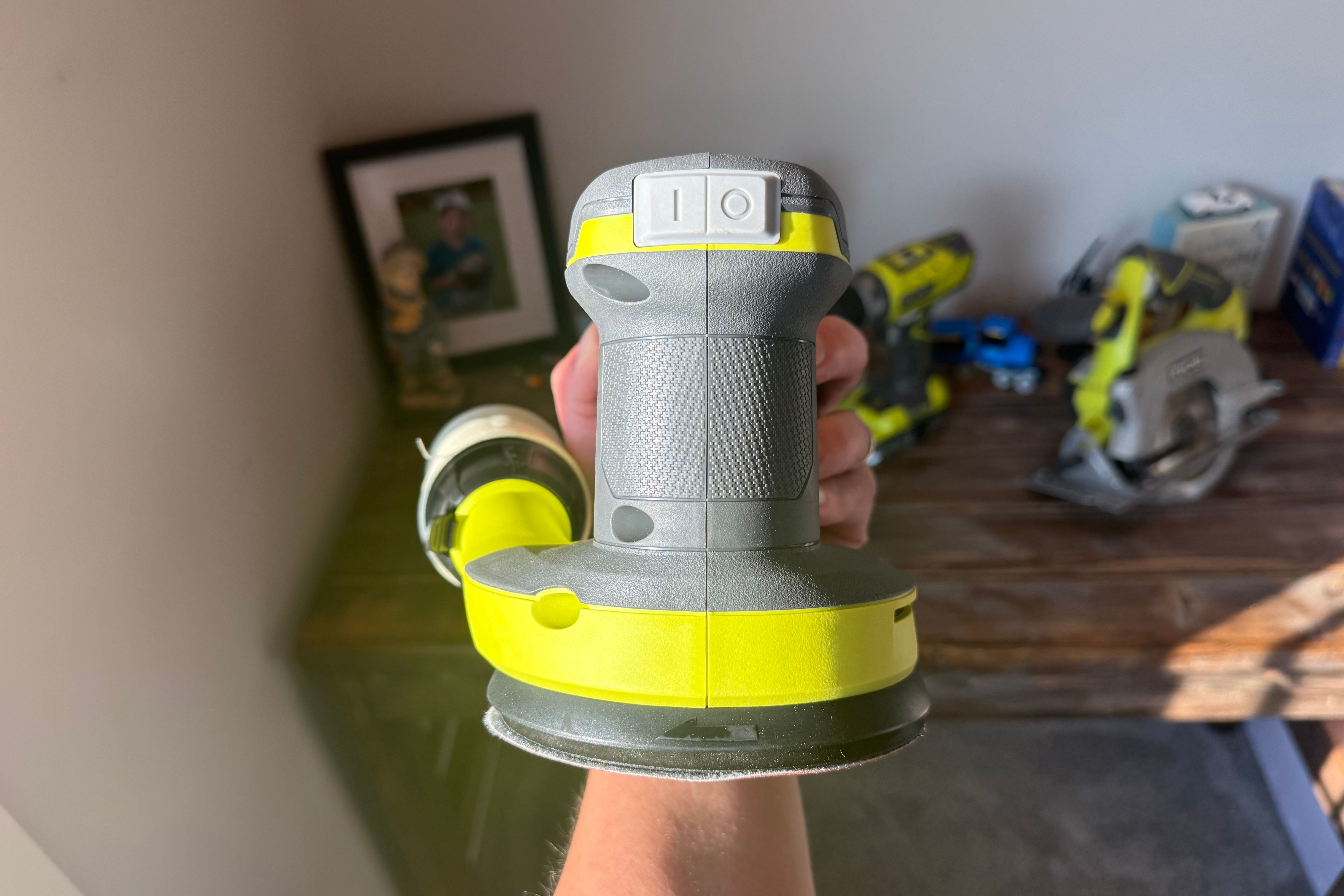 ryobi sander back