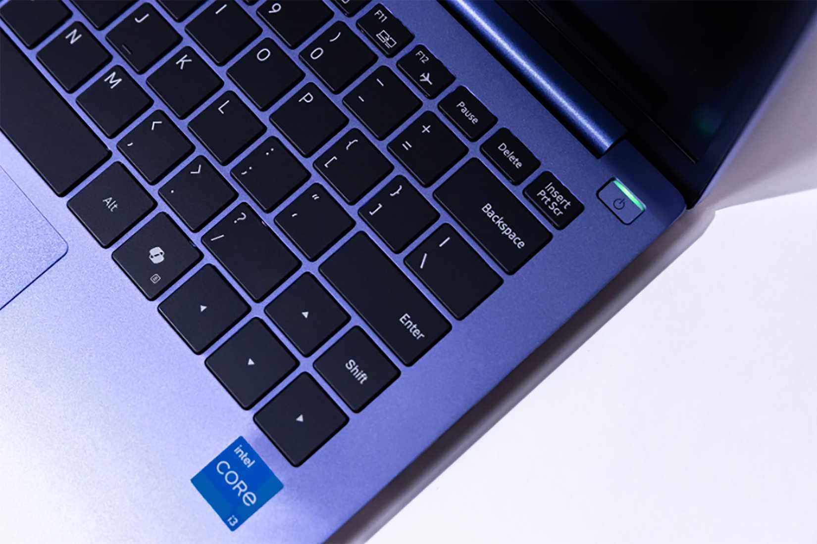 sony vaio laptop closeup intel