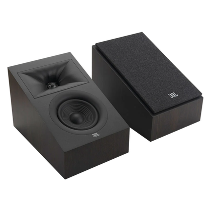 A transparent render of JBL's Dolby Atmos height speakers. 