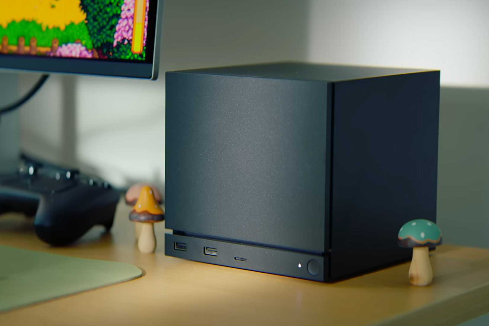 机の上のスチームマシン