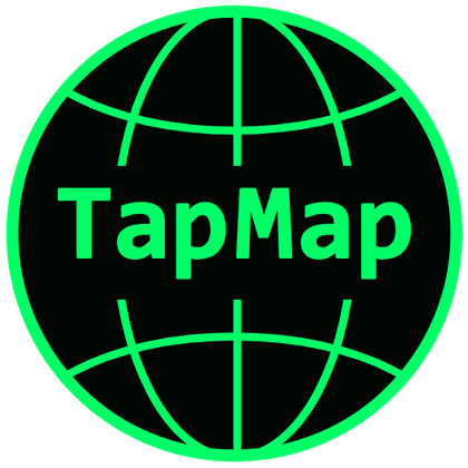 TapMap logo 1 to 1