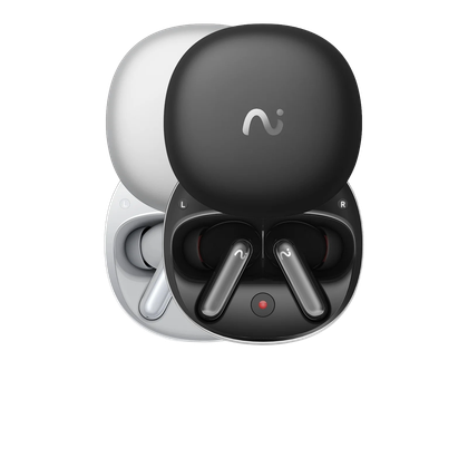 viaim RecDot earbuds on a transparent background