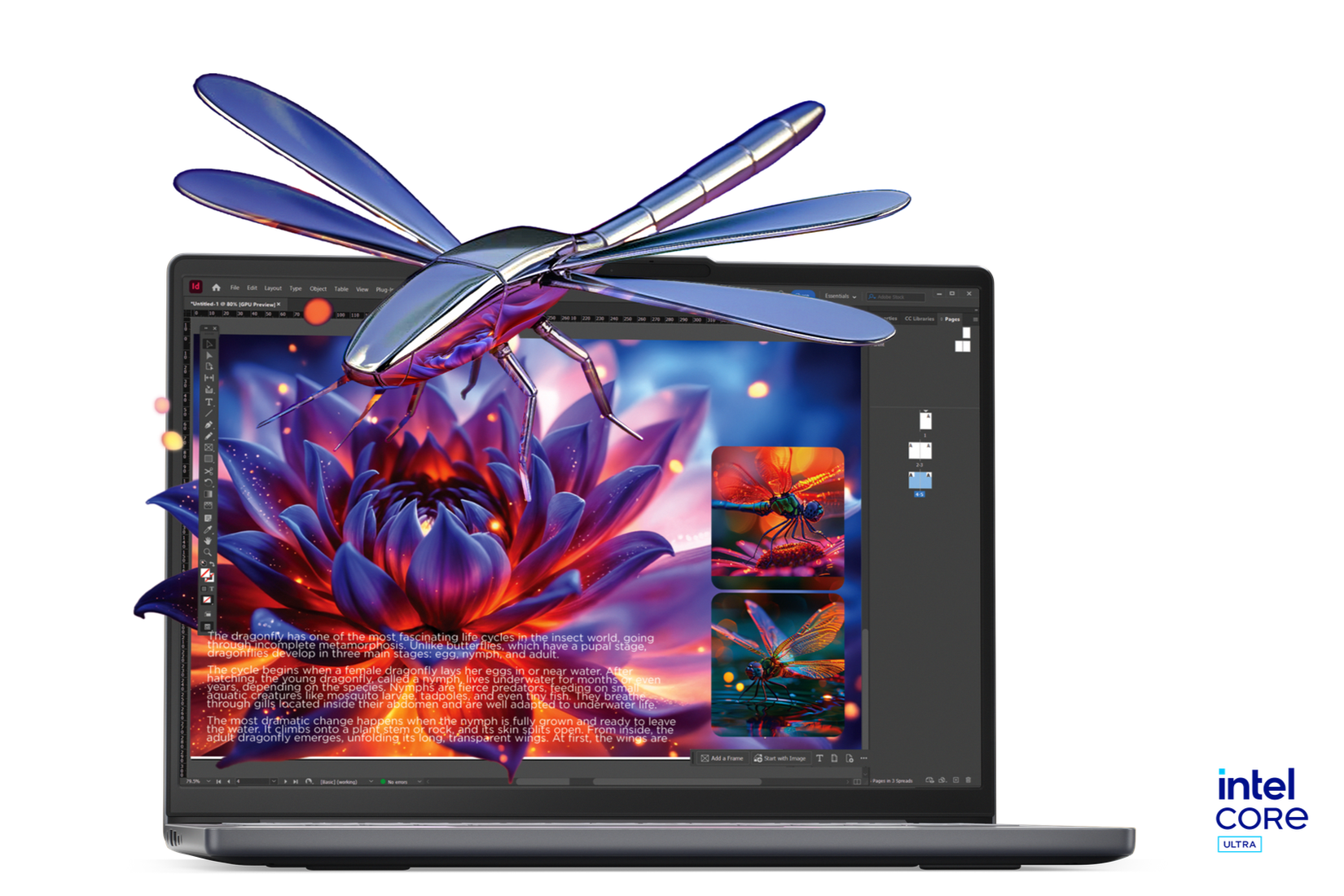 A bug coming out of the Lenovo IdeaPad Slim 3i 15 Gen 11