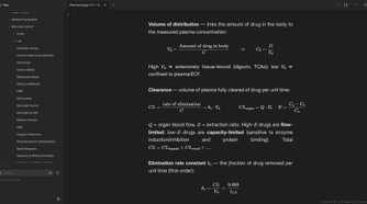 An Obsidian note with formulas