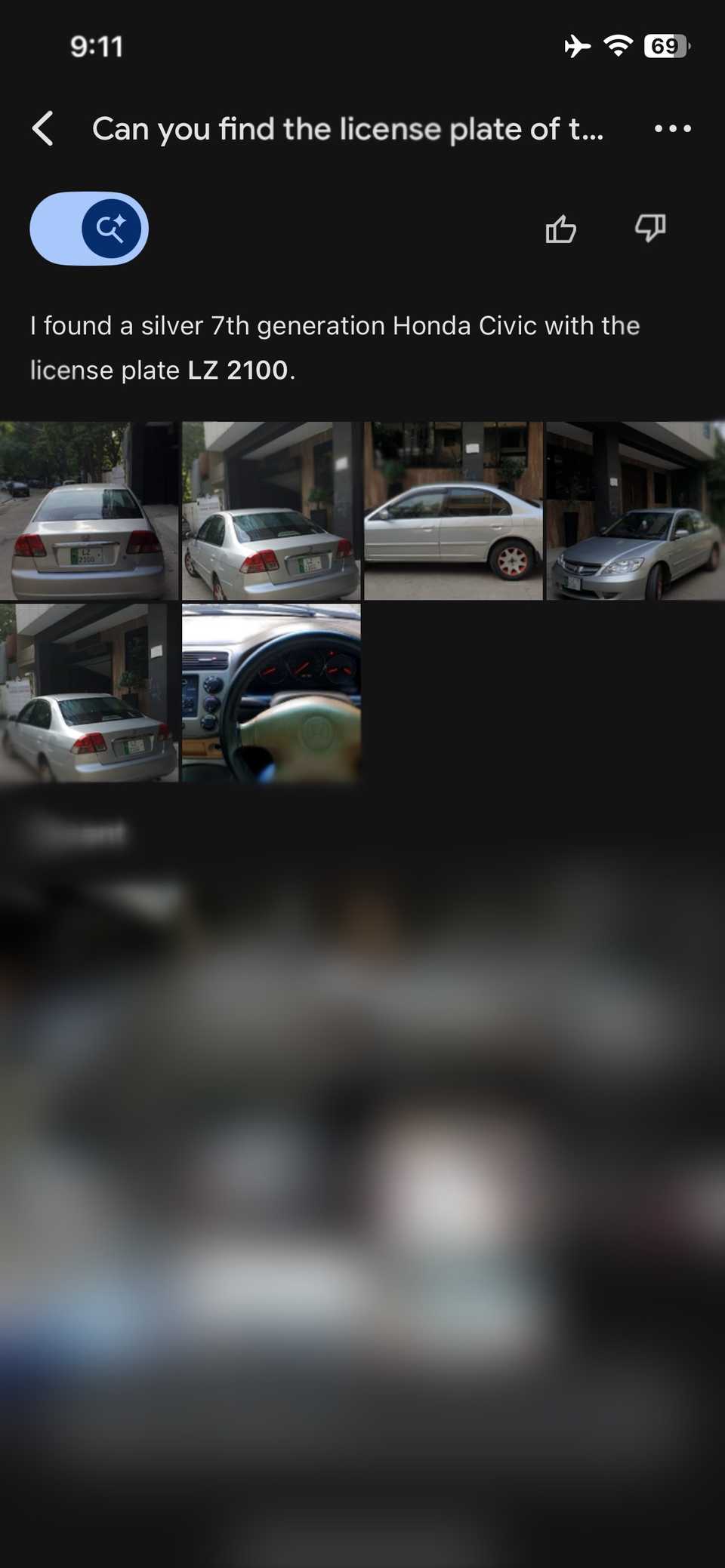 honda civic license plate ask photos