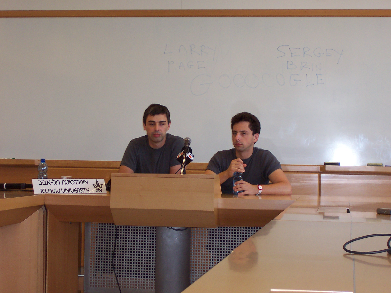 Larry Page and Sergey Brin, founders of Google.