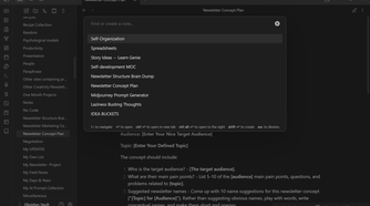 Obsidian Quick Switcher opened with Ctrl+O showing note result.