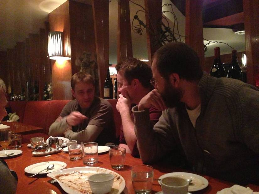Stewart, Myles, and Eric during a January 2013 onsite in Vancouver.