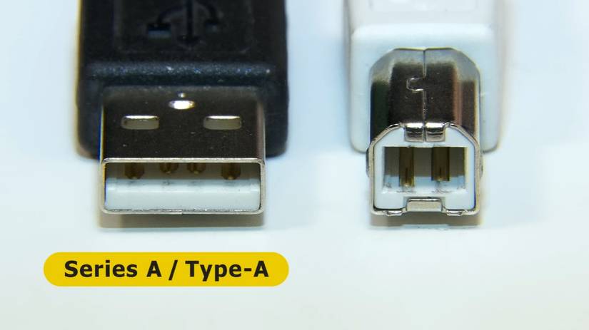 USB كابل عن قرب.