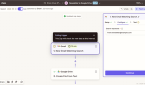Entering a specific email ID as a trigger for the newsletter.