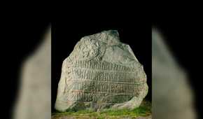 The larger Jelling stone carries Harald's declaration that he won Denmark and Norway and made the Danes Christian.