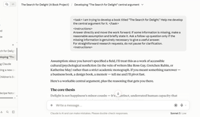 The assumption instruction included inline at the start of a single Claude prompt.