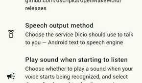Dicio Voice Assistant Settings Wake Word Recognition Offline Speech-1
