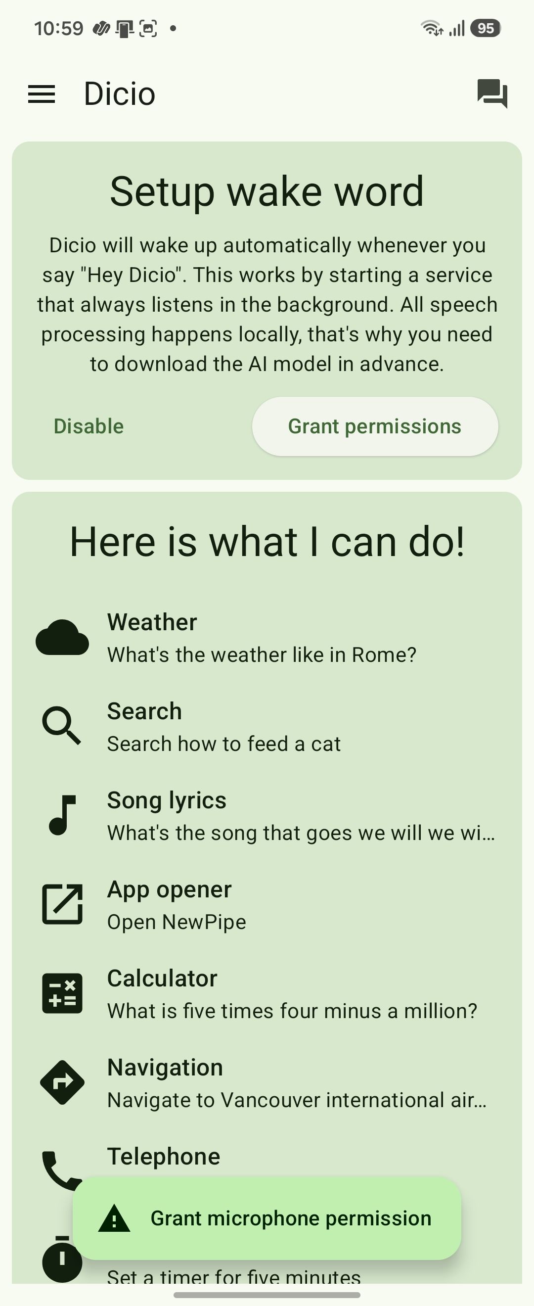 Dicio Voice Assistant Wake Word Setup And Capabilities On Galaxy Z Flip 6-1
