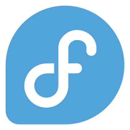 Fedora Logo 1 to 1 transparent