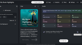 Joining an Interactive mode conversation with Gemini Notebook's AI hosts.