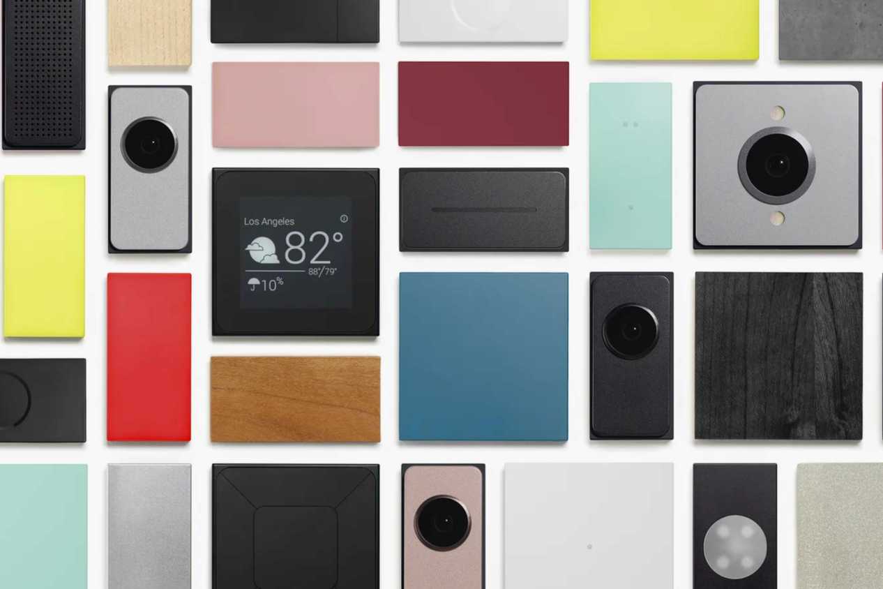 Google's Project Ara modular phone concept.