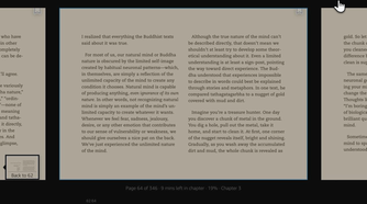 Aa icon highlighted in the Kindle app's top reading toolbar on iPad