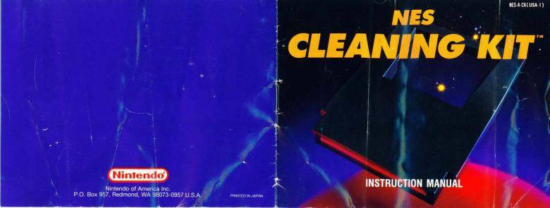 Nes Cleaning Kit 1989 Nintendo.