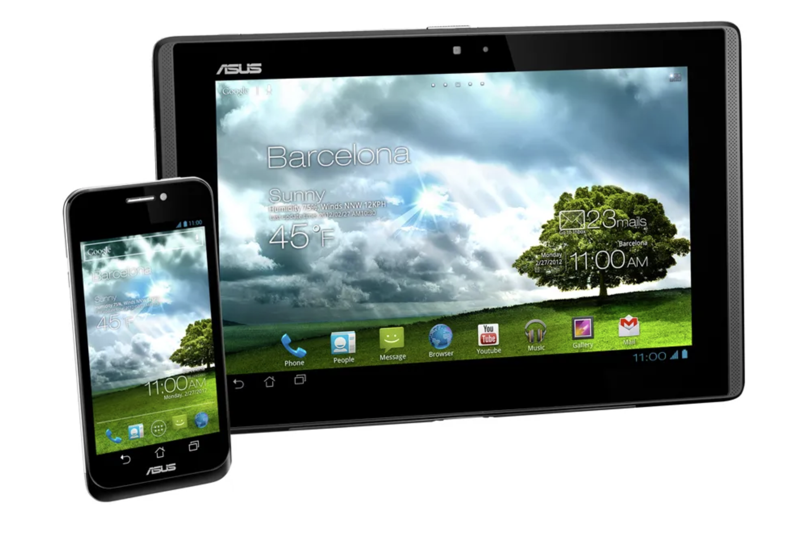 asus padfone with tablet