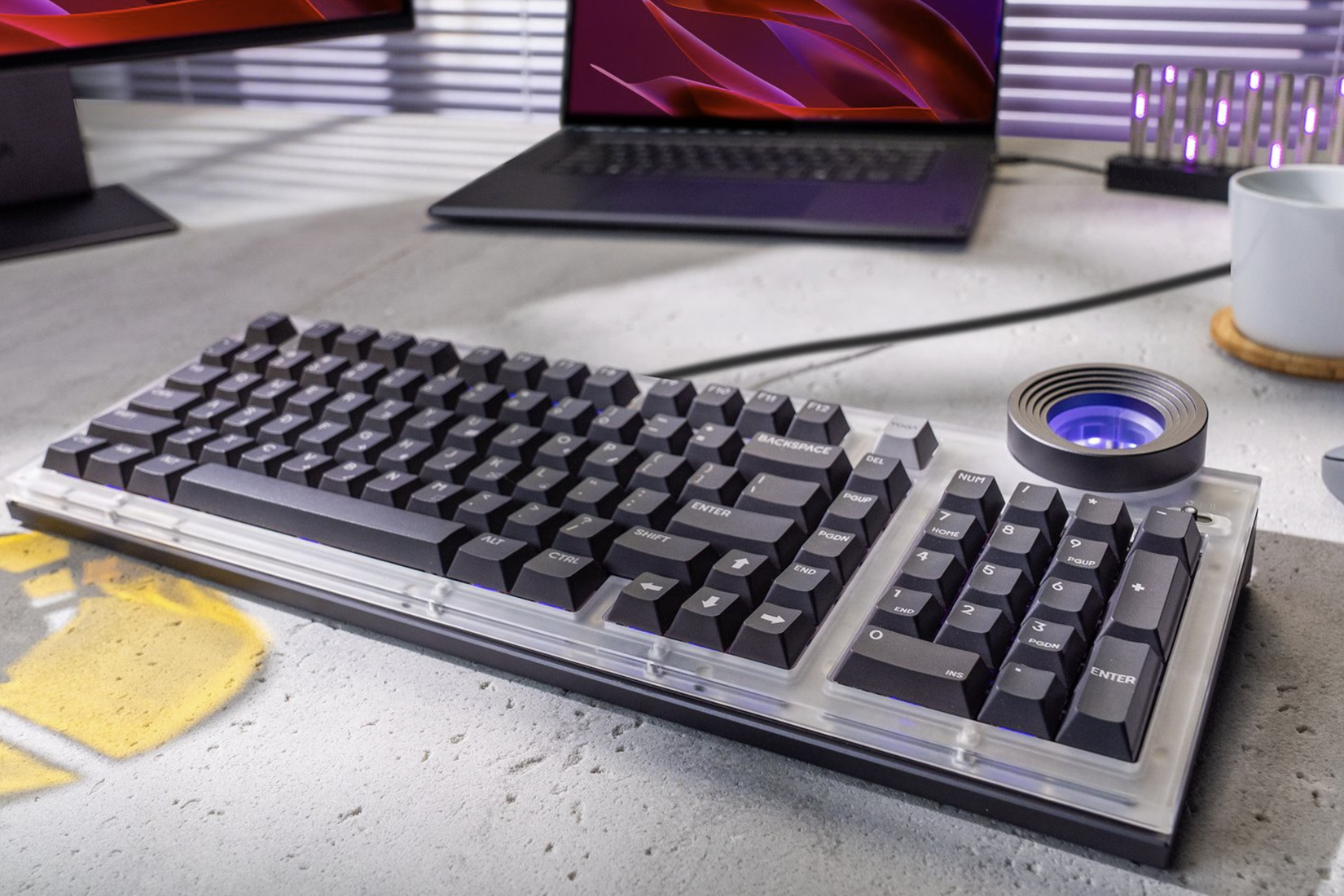 lenovo yoga creative keyboard on the desk