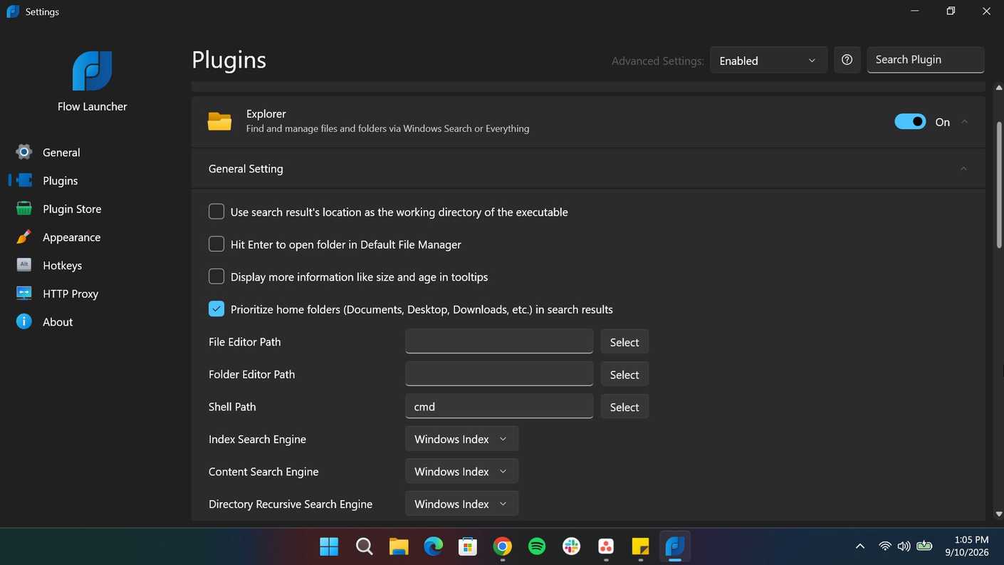 Встроенный магазин плагинов Flow Launcher Каталог плагинов и модулей расширения в Flow Launcher