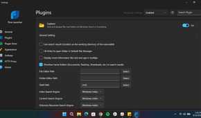 General setting under the Explorer plugin