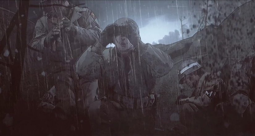 A still displaying the animation style in Netflix's The Liberator.