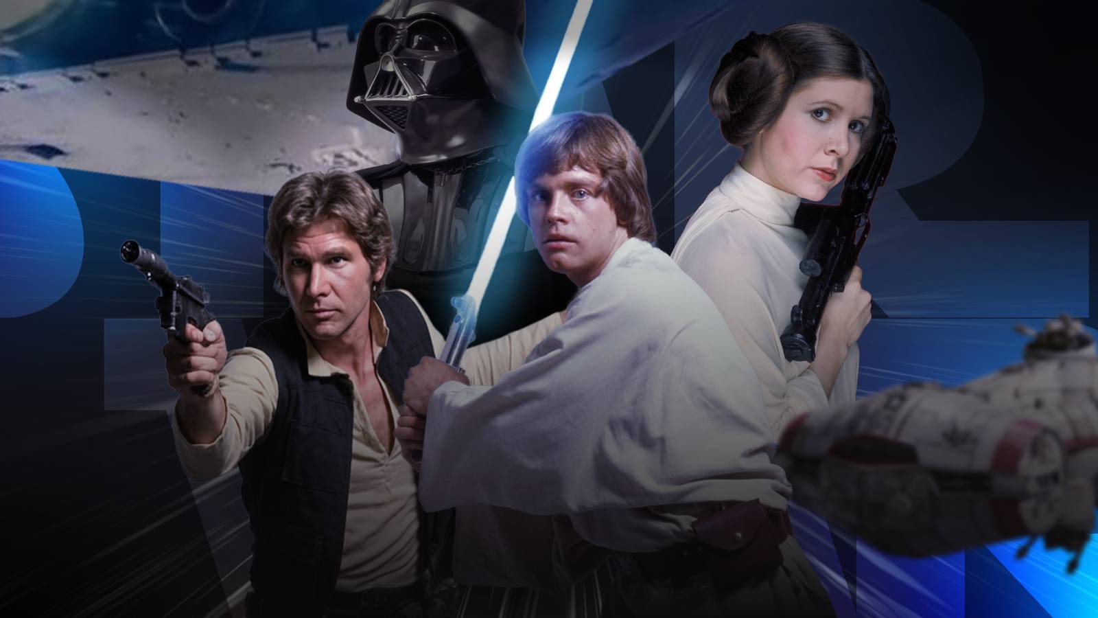 Star Wars A New Hope  characters.