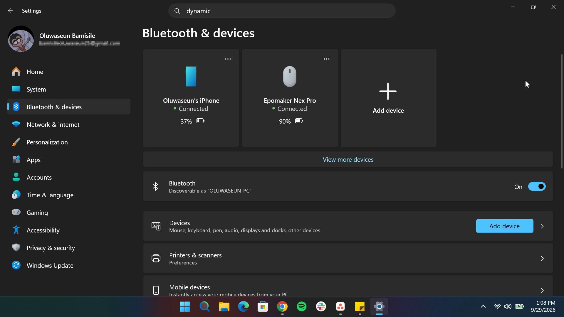 функция Dynamic Lock — иллюстрация 4 к материалу