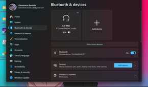 Bluetooth & devices section in Windows 11 Settings
