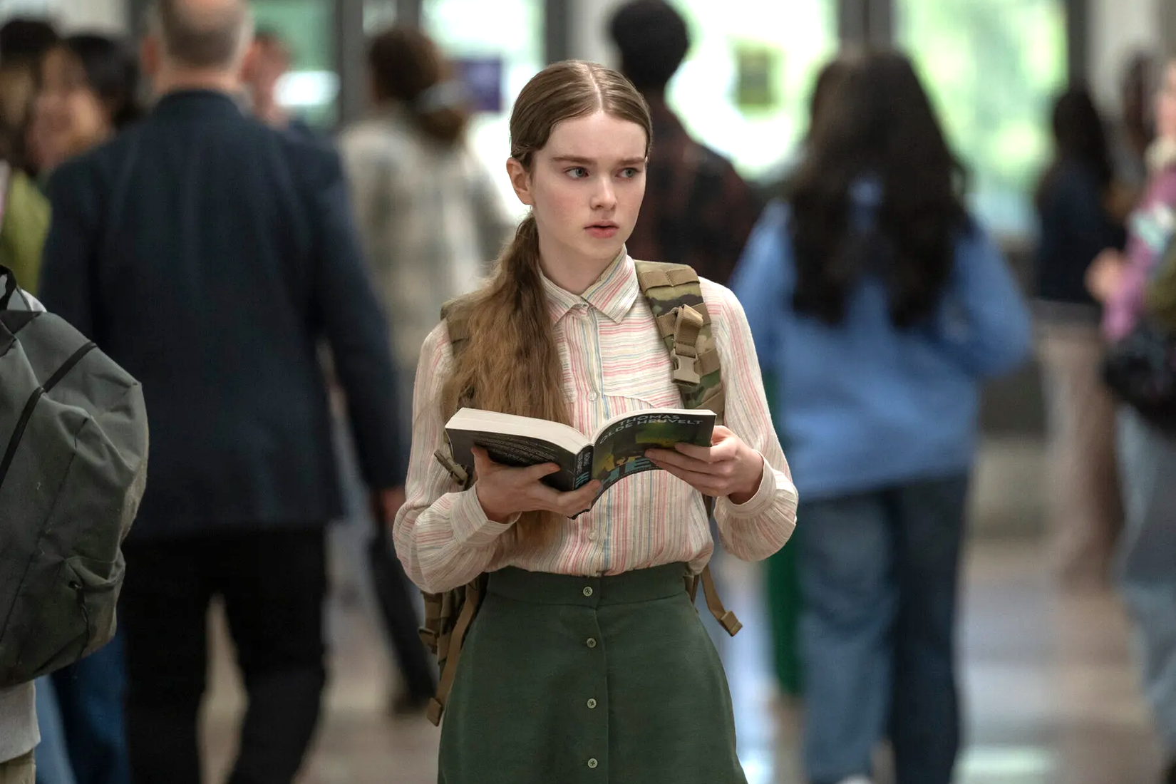 carrie 2026 in school hallway.