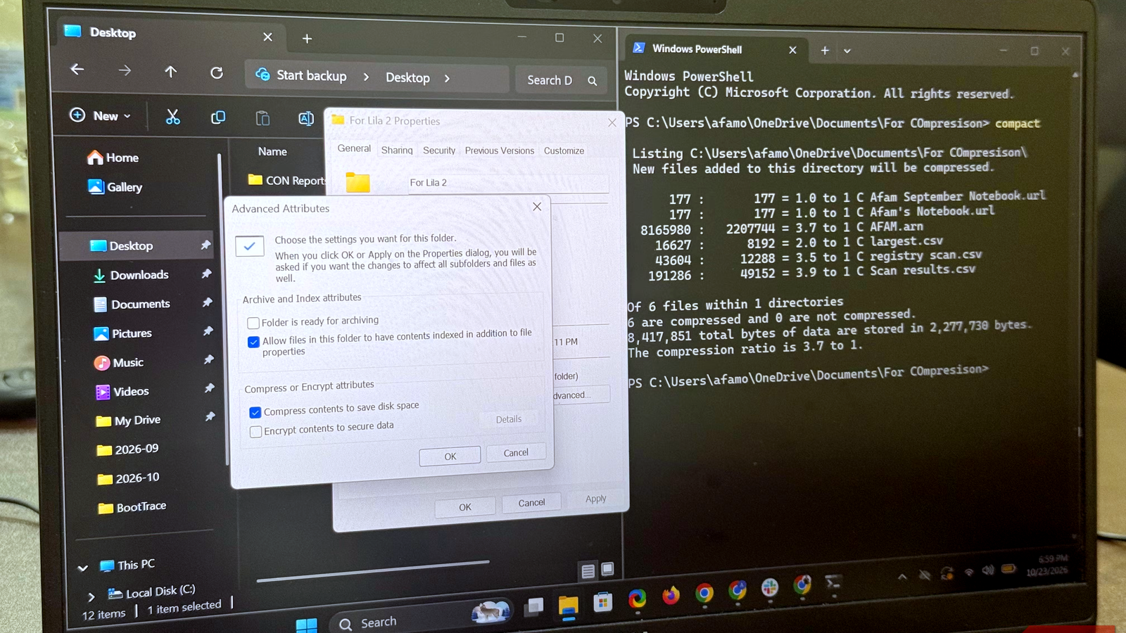 Windows can compress your files without zipping them, and it’s all thanks to NTFS