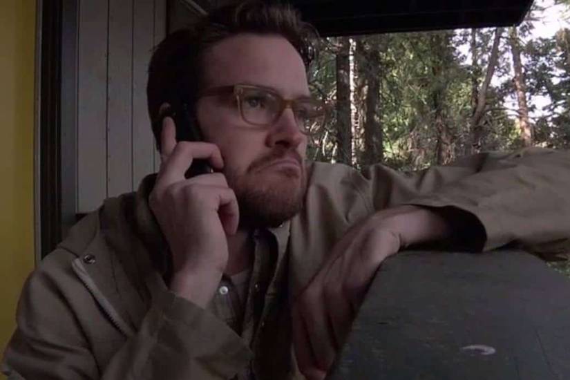 Creep character on the phone